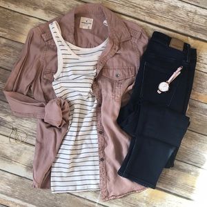 AEO • BOYFRIEND BUTTON-UP